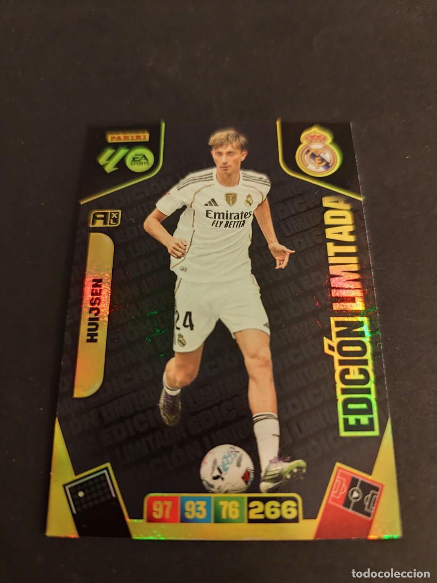Cromos de F&uacute;tbol: HUIJSEN REAL MADRID EDICI&Oacute;N LIMITADA ADRENALYN 2025 2026 25 26