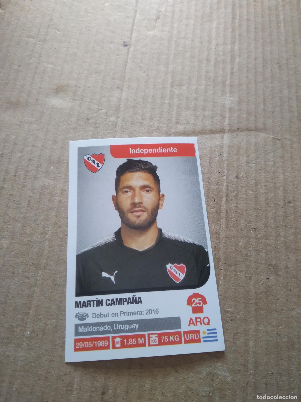 Cromos de F&uacute;tbol: 185 MARTIN CAMPA&Ntilde;A INDEPENDIENTE CROMO FUTBOL ARGENTINO 18-19 PANINI LIGA ARGENTINA 2018-2
