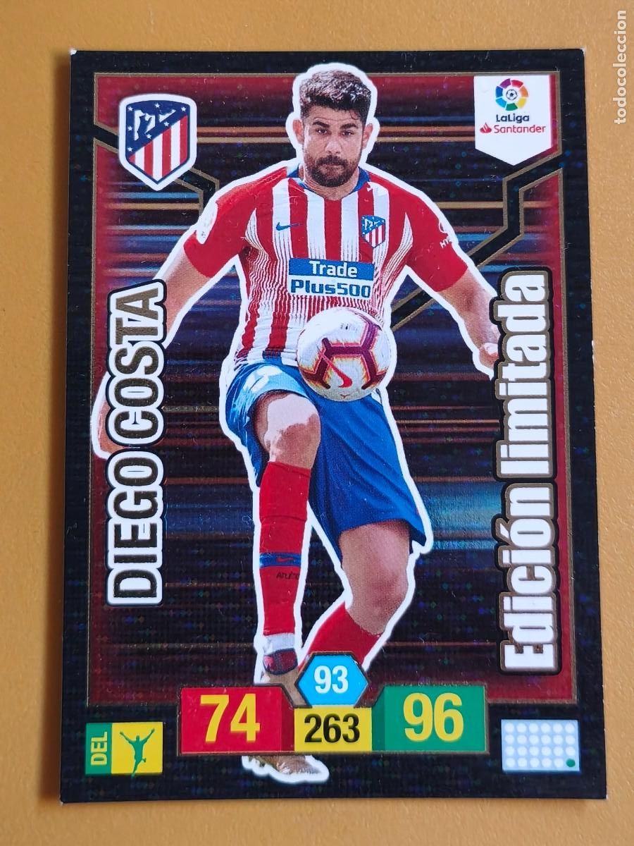 Cromos de F&uacute;tbol: diego costa, 2018 19 edicion limitada