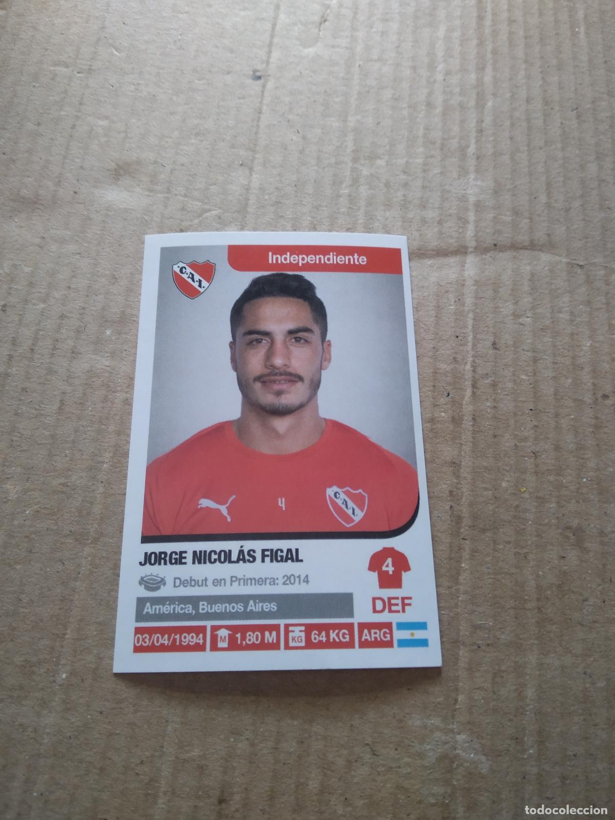 Cromos de F&uacute;tbol: 187 JORGE NICOLAS FIGAL INDEPENDIENTE CROMO FUTBOL ARGENTINO 18-19 PANINI LIGA ARGENTINA 2018-2