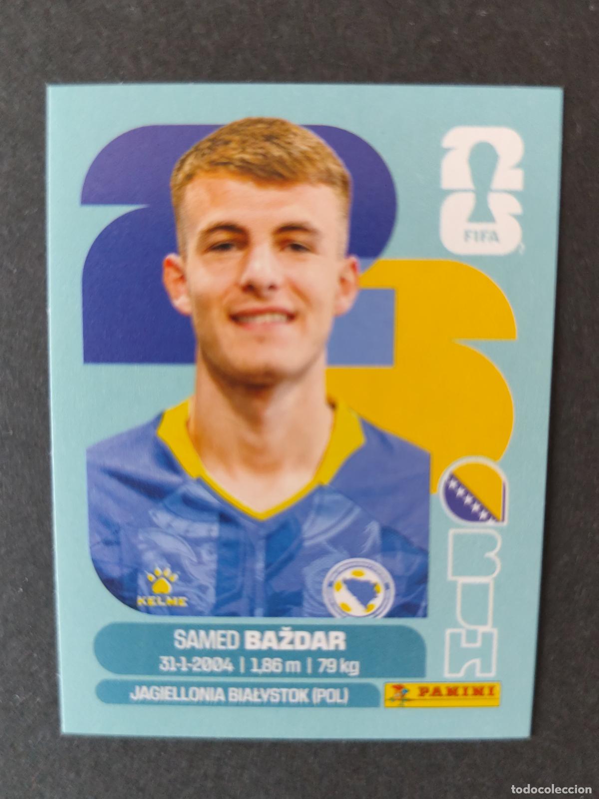 Cromos de F&uacute;tbol: BIH19 SAMED BAZDAR 19 BOSNIA HERZEGOVINA MUNDIAL FIFA WORLD CUP 2026 STICKER PANINI SIN PEGAR