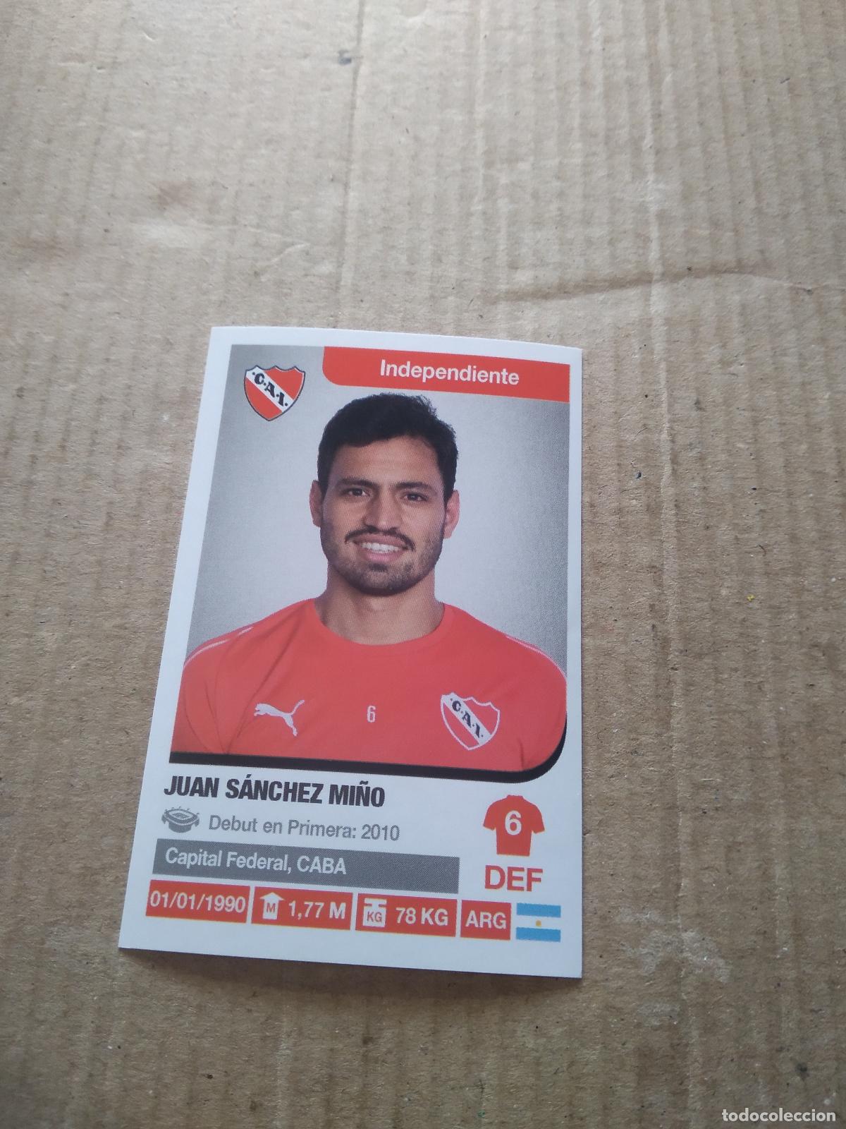 Cromos de F&uacute;tbol: 188 JUAN SANCHEZ MI&Ntilde;O INDEPENDIENTE CROMO FUTBOL ARGENTINO 18-19 PANINI LIGA ARGENTINA 2018-2