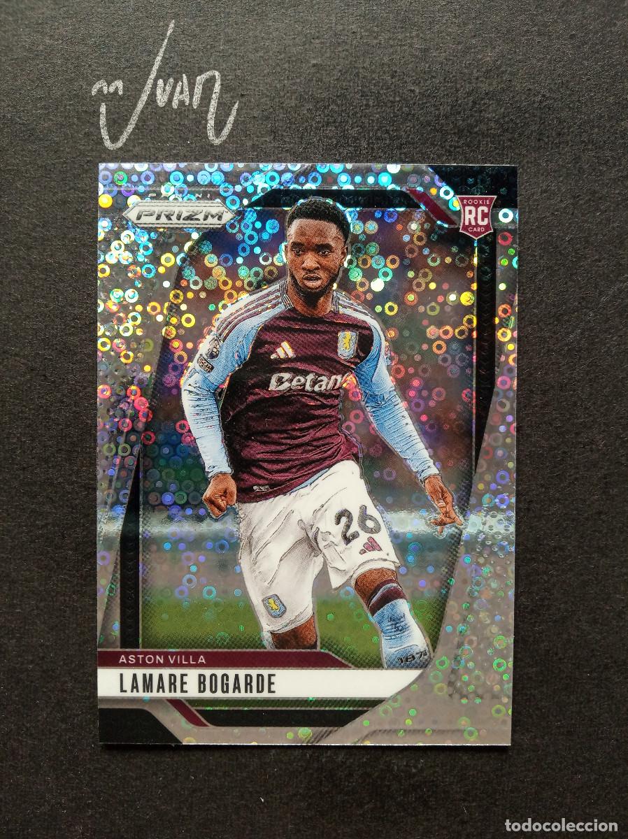 Cromos de F&uacute;tbol: N&ordm; 65 PARALELA ROOKIE BOGARDE ASTON VILLA ⚽ PANINI &reg; PRIZM PREMIER LEAGUE 2024 2025 24 25 NUEVO