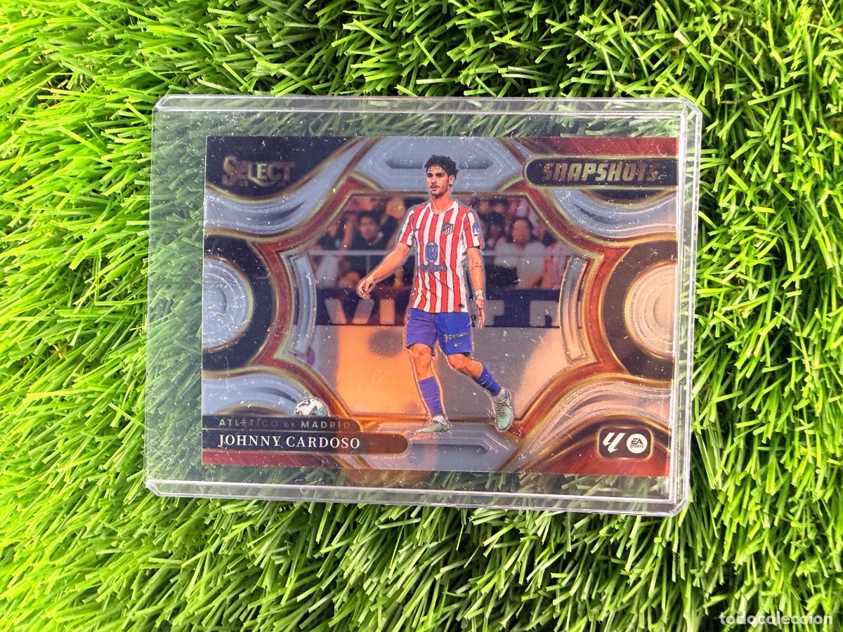 Cromos de F&uacute;tbol: N&ordm; 13 Johnny Cardoso Snapshots Atl&eacute;tico de Madrid Select Liga 25 26
