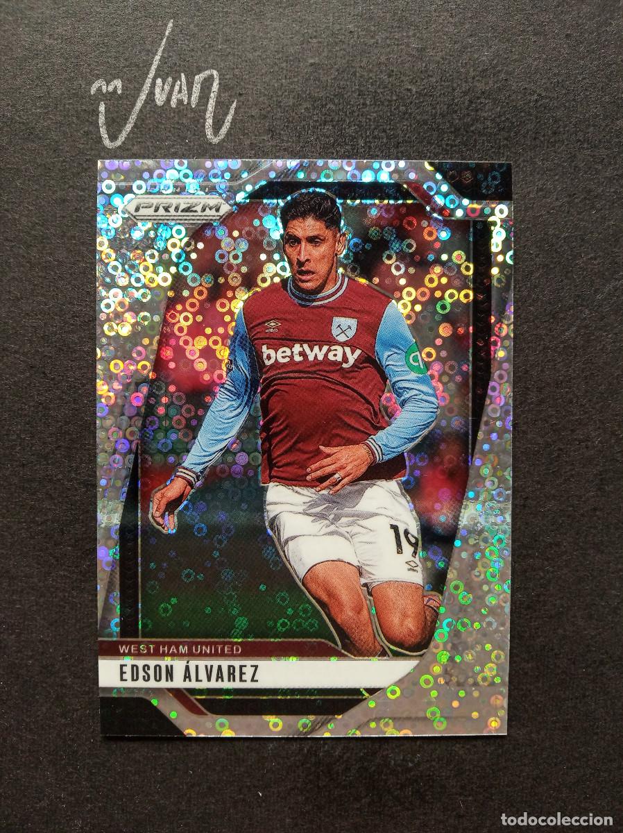 Cromos de F&uacute;tbol: N&ordm; 156 PARALELA EDSON ALVAREZ WEST HAM MEXICO ⚽ PANINI &reg; PRIZM PREMIER LEAGUE 2024 2025 24 25 NUEVO