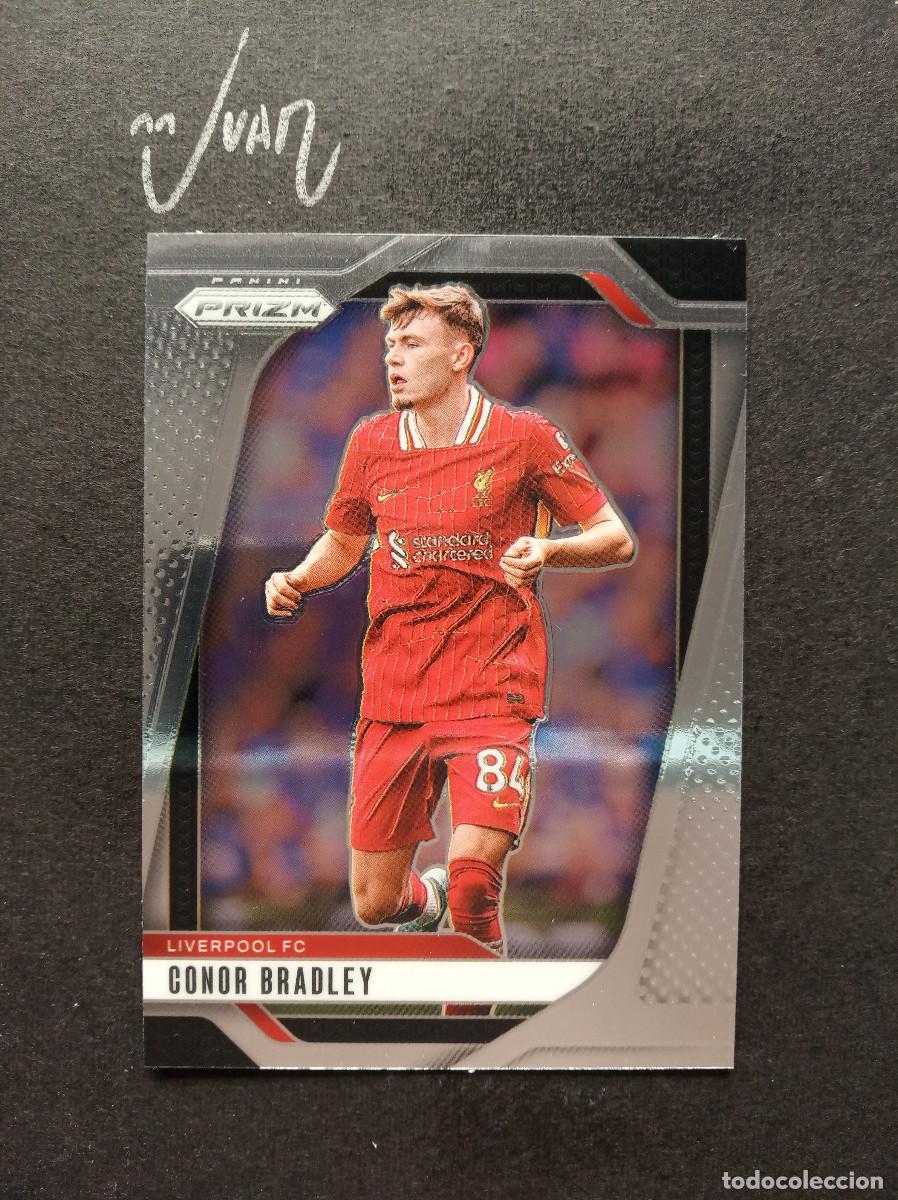 Football Stickers: N&ordm; 48 CONOR BRADLEY LIVERPOOL FC ⚽ PANINI &reg; PRIZM PREMIER LEAGUE 2024 2025 24 25 NUEVO