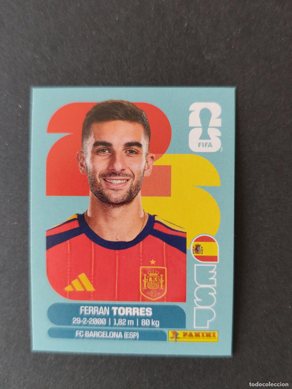 Cromos de F&uacute;tbol: ESP18 FERRAN TORRES 18 ESPA&Ntilde;A MUNDIAL FIFA WORLD CUP 2026 STICKER PANINI SIN PEGAR
