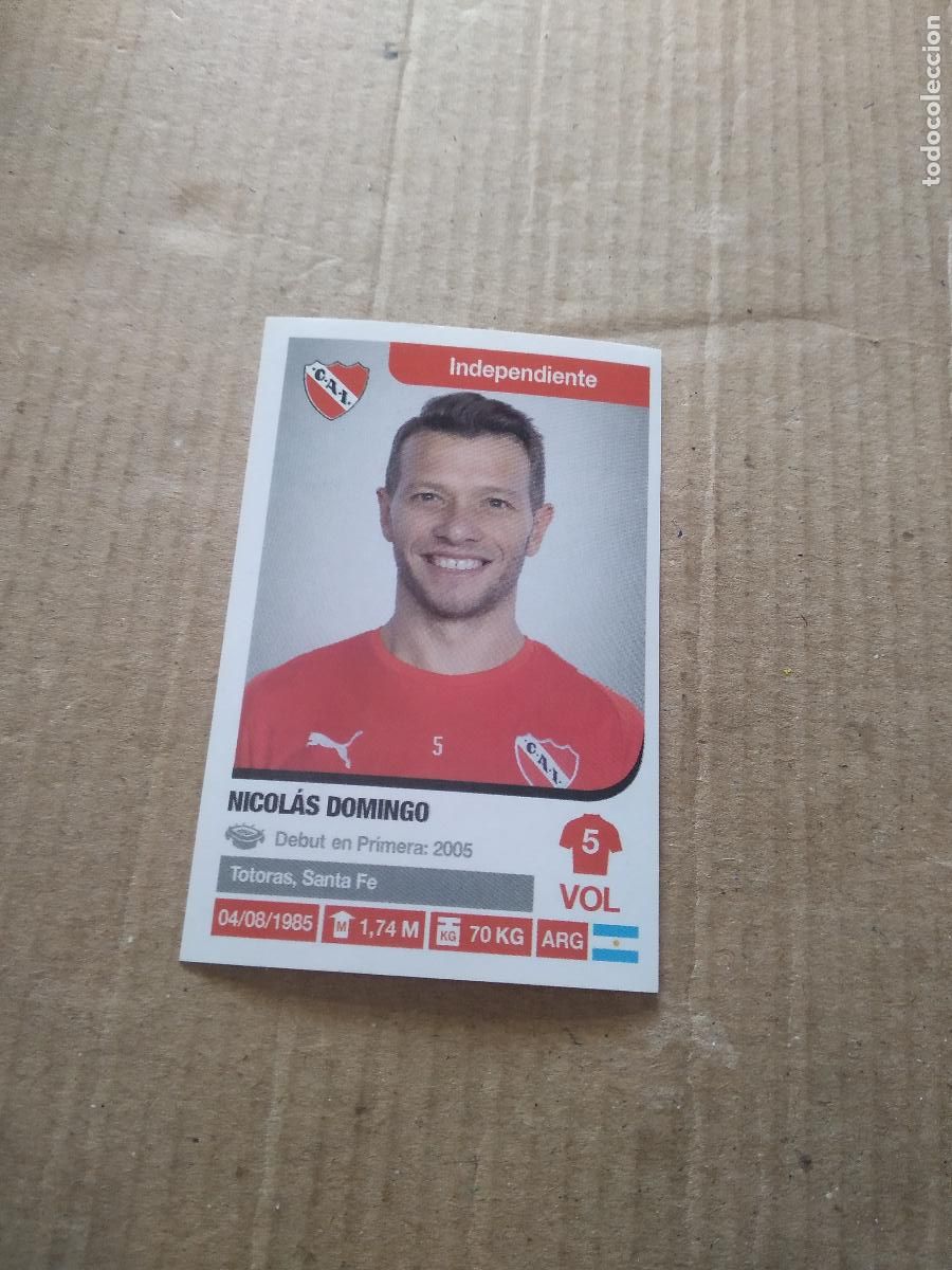 Cromos de F&uacute;tbol: 192 NICOLAS DOMINGO INDEPENDIENTE CROMO FUTBOL ARGENTINO 18-19 PANINI LIGA ARGENTINA 2018-2
