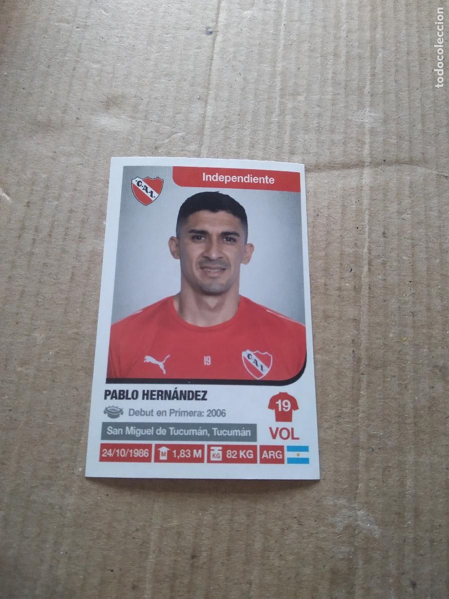 Cromos de F&uacute;tbol: 193 PABLO HERNANDEZ INDEPENDIENTE CROMO FUTBOL ARGENTINO 18-19 PANINI LIGA ARGENTINA 2018-2