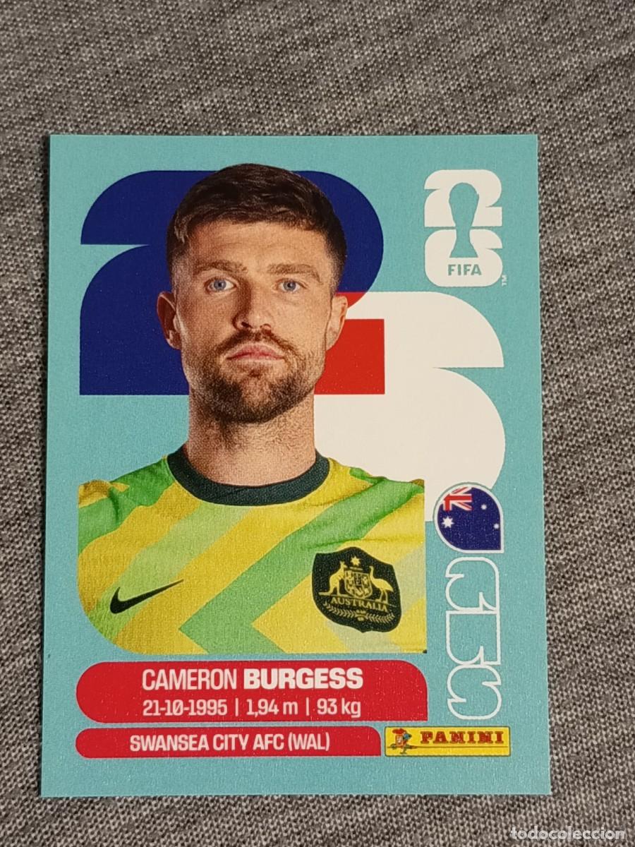 Cromos de F&uacute;tbol: BURGESS AUS 8 STICKER MUNDIAL 2026 PANINI FIFA WORLD CUP NUEVO