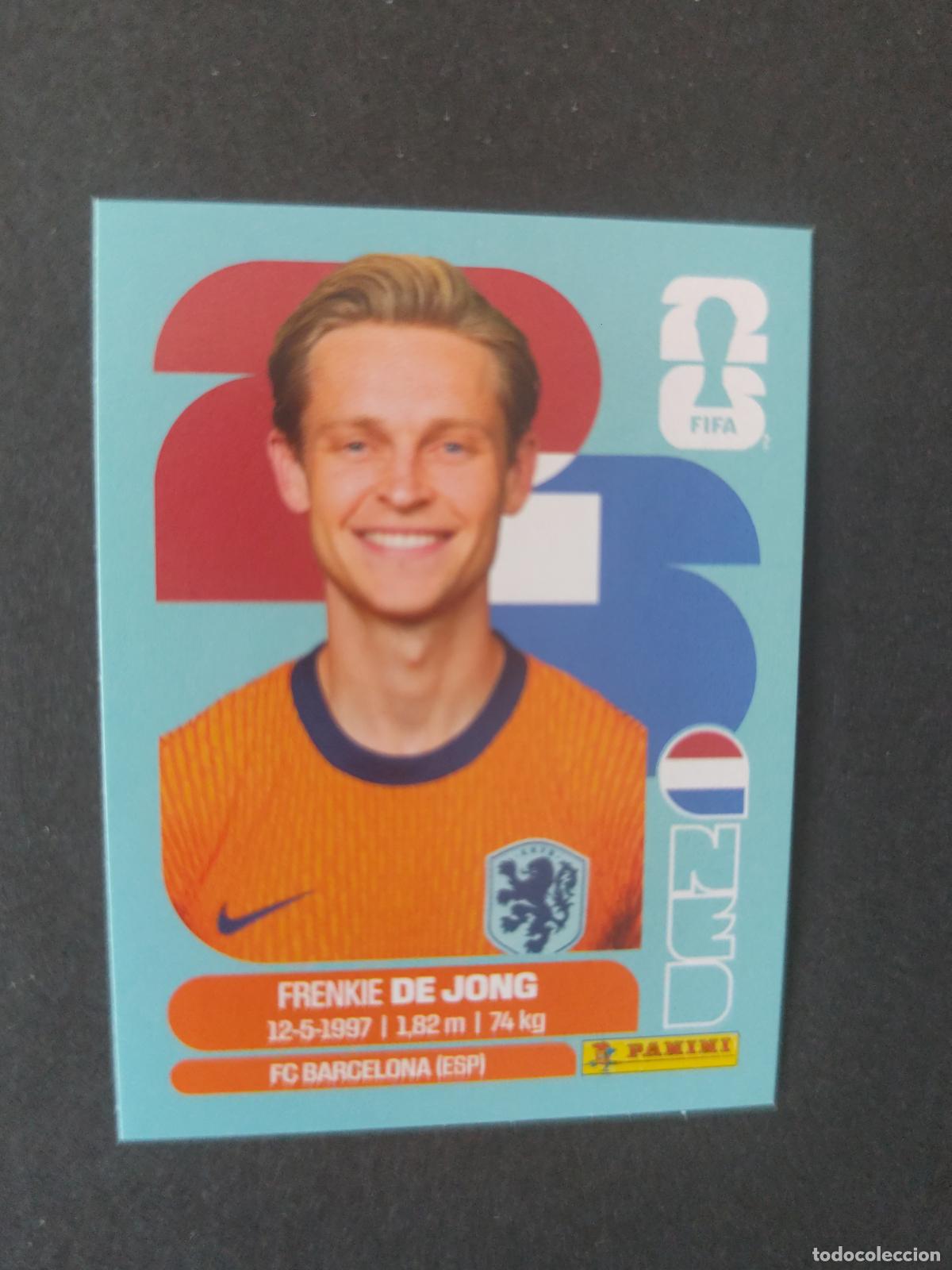 Cromos de F&uacute;tbol: NED14 FRENKIE DE JONG 14 PA&Iacute;SES BAJOS HOLANDA MUNDIAL FIFA WORLD CUP 2026 STICKER PANINI SIN PEGAR