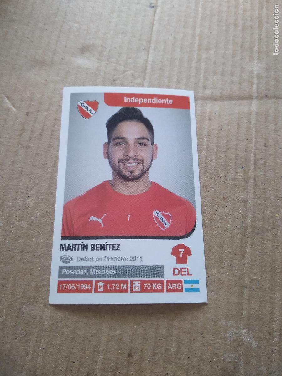 Cromos de F&uacute;tbol: 196 MARTIN BENITEZ INDEPENDIENTE CROMO FUTBOL ARGENTINO 18-19 PANINI LIGA ARGENTINA 2018-2