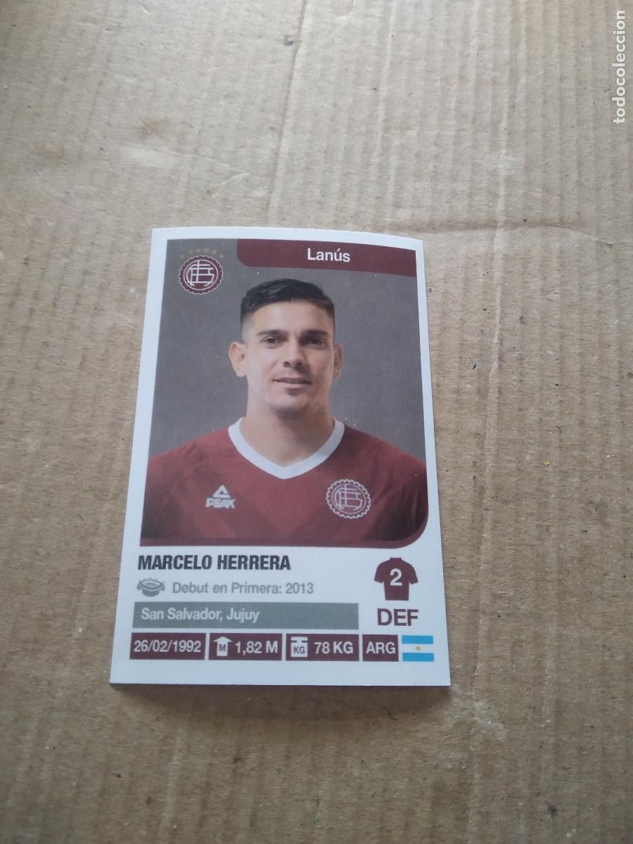 Cartes &agrave; collectionner de Football: 201 MARCELO HERRERA LANUS CROMO FUTBOL ARGENTINO 18-19 PANINI LIGA ARGENTINA 2018-2