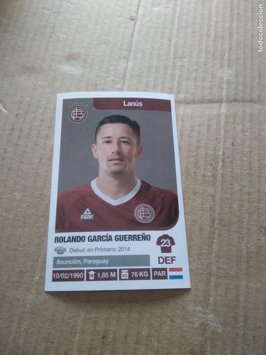 Cartes &agrave; collectionner de Football: 202 ROLANDO GARCIA GUERRE&Ntilde;O LANUS CROMO FUTBOL ARGENTINO 18-19 PANINI LIGA ARGENTINA 2018-2