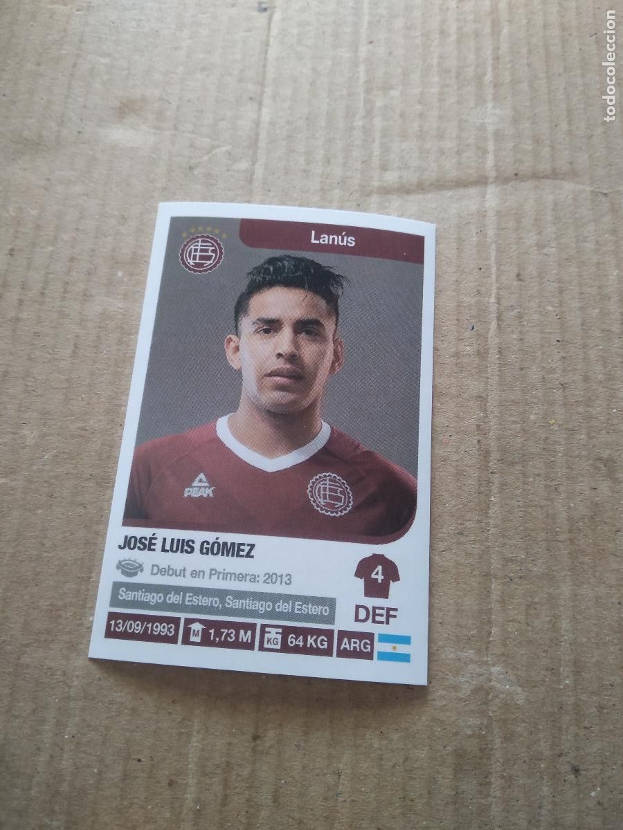 Cartes &agrave; collectionner de Football: 204 JOSE LUIS GOMEZ LANUS CROMO FUTBOL ARGENTINO 18-19 PANINI LIGA ARGENTINA 2018-2