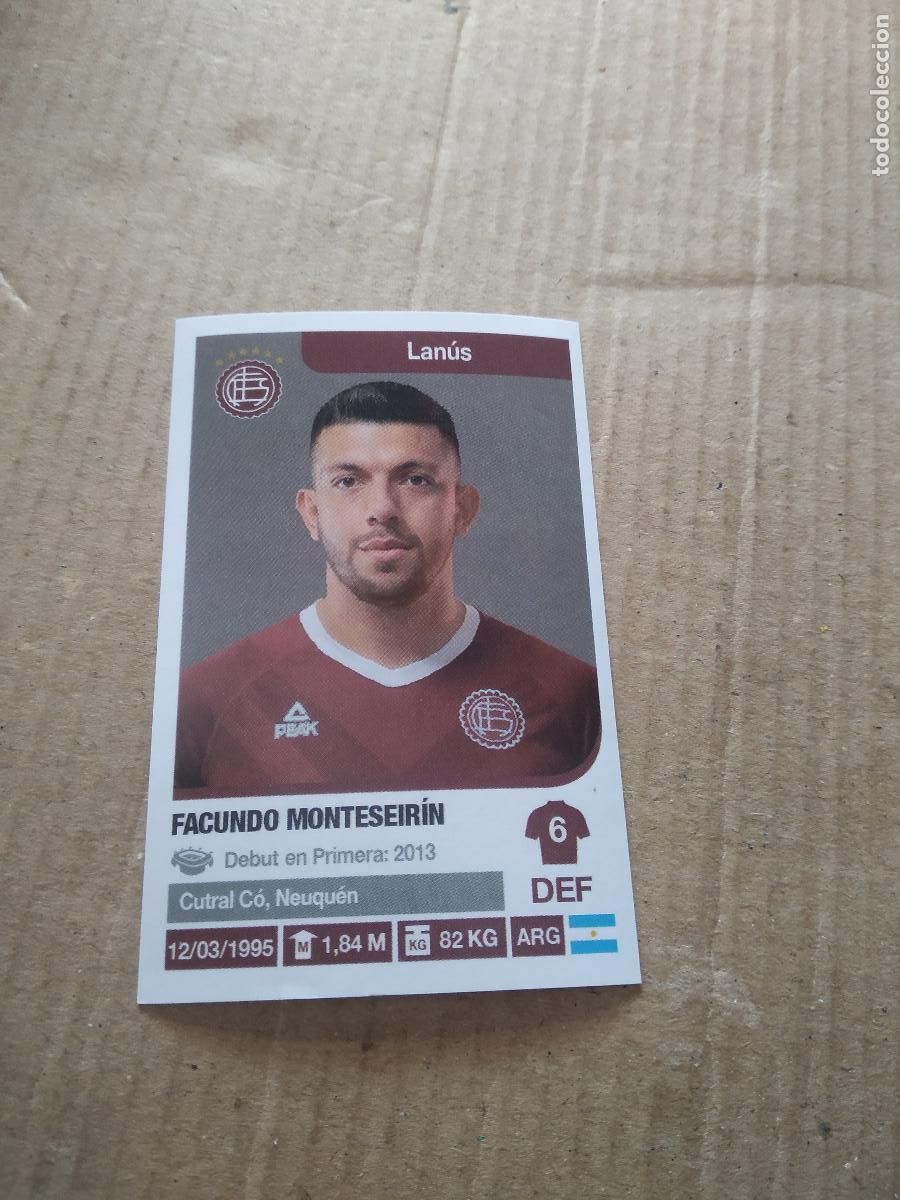 Cartes &agrave; collectionner de Football: 205 FACUNDO MONTESEIRIN LANUS CROMO FUTBOL ARGENTINO 18-19 PANINI LIGA ARGENTINA 2018-2