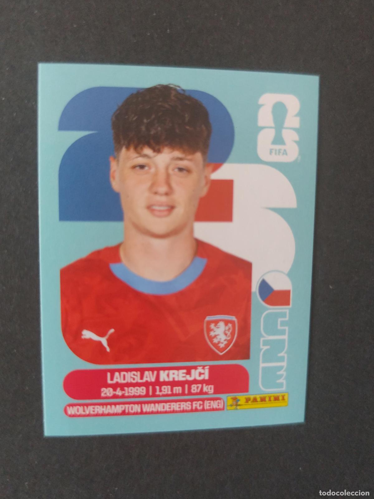 Cartes &agrave; collectionner de Football: CZE4 LADISLAV KREJČ&Iacute; 4 REP&Uacute;BLICA CHECA CHEQUIA MUNDIAL FIFA WORLD CUP 2026 STICKER PANINI SIN PEGAR