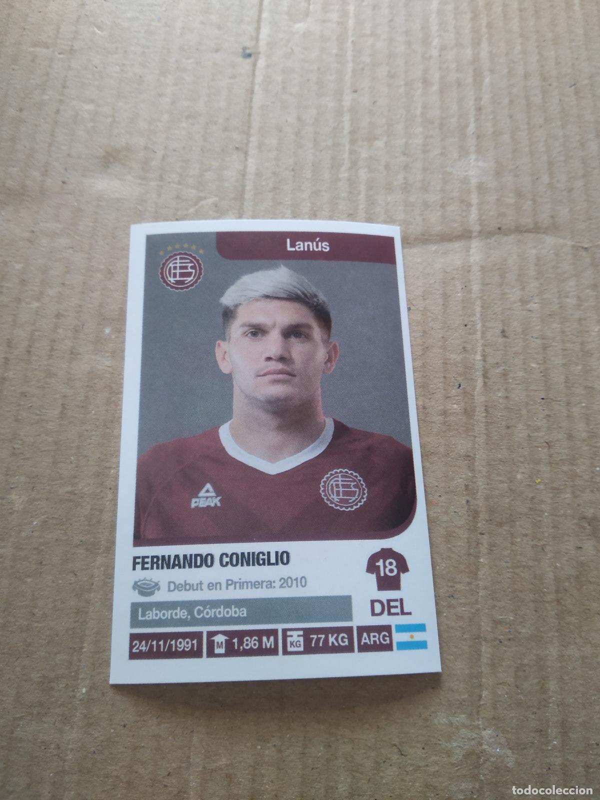 Cartes &agrave; collectionner de Football: 211 FERNANDO CONIGLIO LANUS CROMO FUTBOL ARGENTINO 18-19 PANINI LIGA ARGENTINA 2018-2