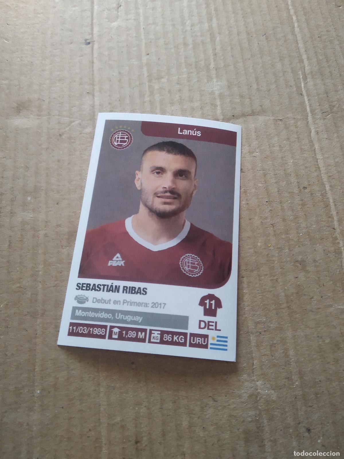 Cartes &agrave; collectionner de Football: 212 SEBASTIAN RIBAS LANUS CROMO FUTBOL ARGENTINO 18-19 PANINI LIGA ARGENTINA 2018-2