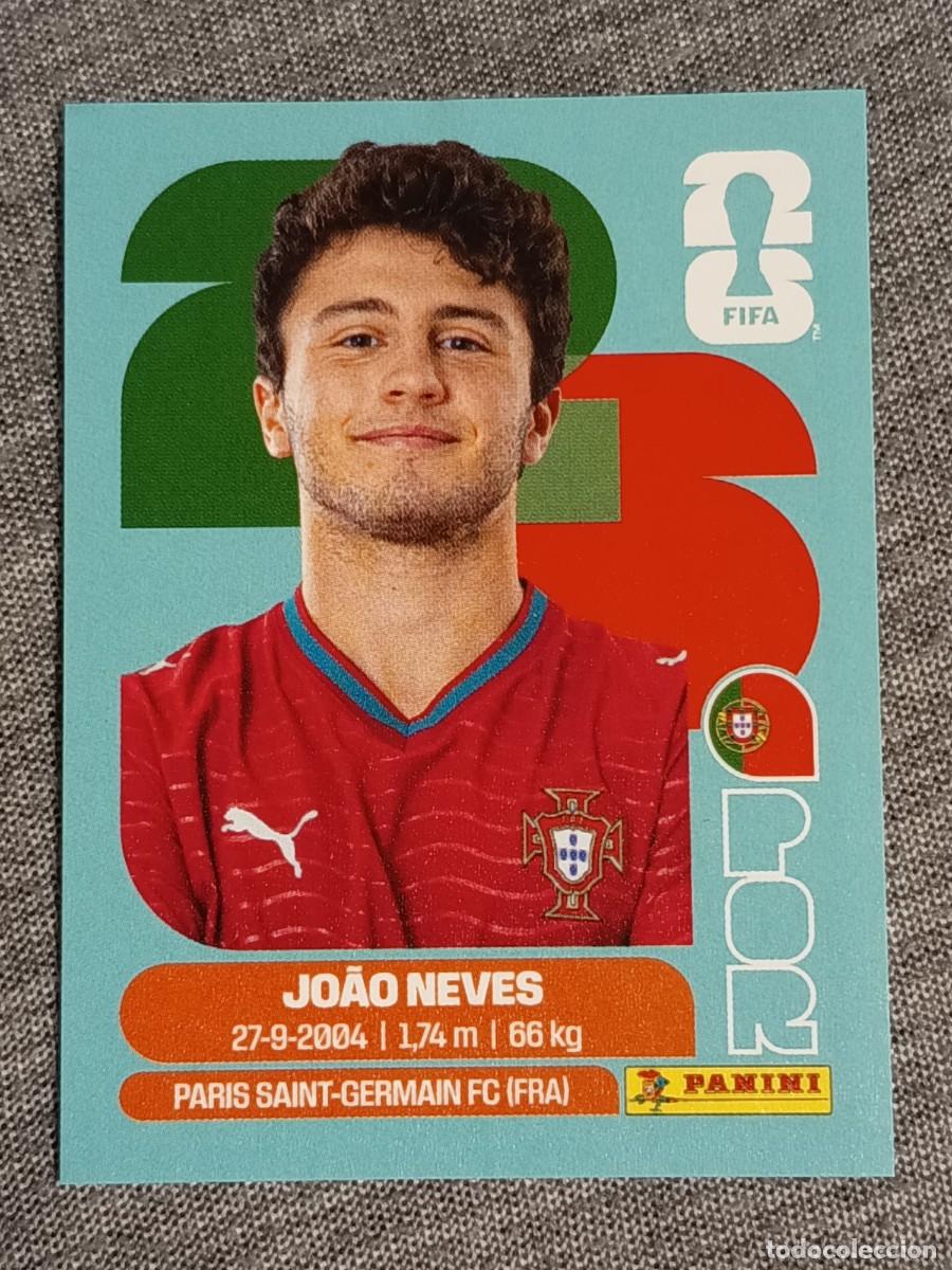 Cromos de F&uacute;tbol: JOAO NEVES POR 14 STICKER MUNDIAL 2026 PANINI FIFA WORLD CUP NUEVO