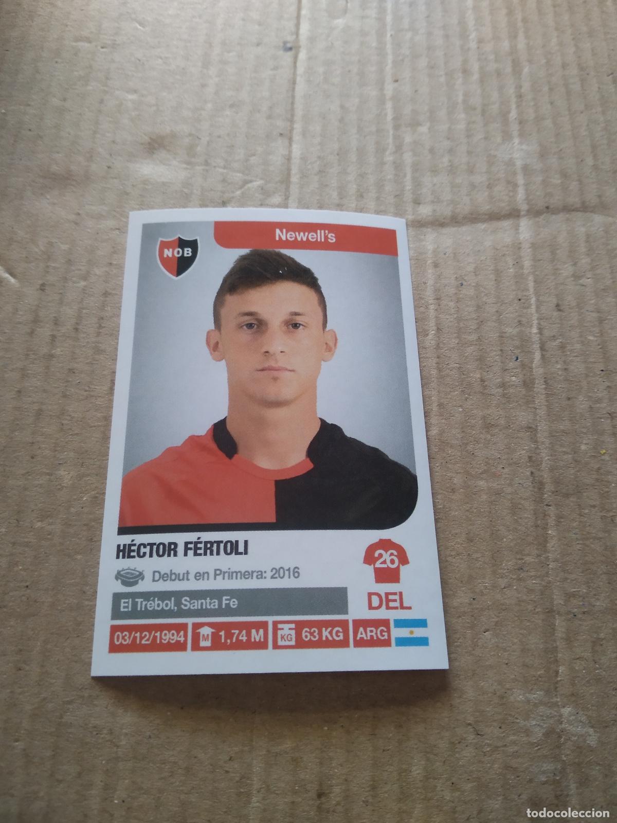 Cartes &agrave; collectionner de Football: 224 HECTOR FERTOLI NEWELL'S CROMO FUTBOL ARGENTINO 18-19 PANINI LIGA ARGENTINA 2018-2