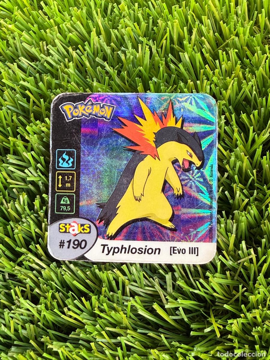 Football Stickers: N&ordm; 190 Typhlosion Pokemon Staks 2006