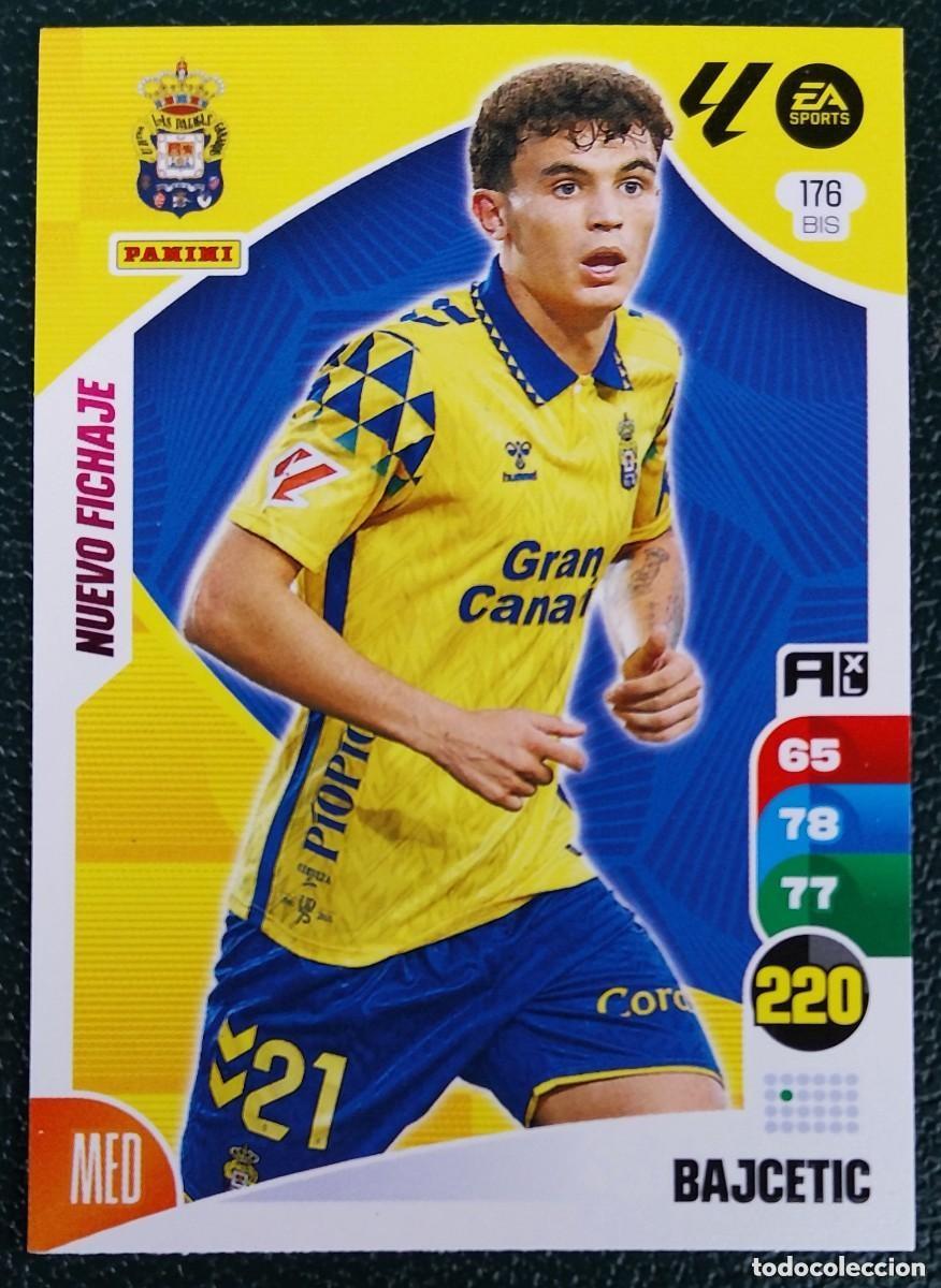 Cromos de Futebol: 176 BIS BAJCETIC UD LAS PALMAS NUEVO FICHAJE FICHAS ALBUM ADRENALYN XL 2024 2025 24 25
