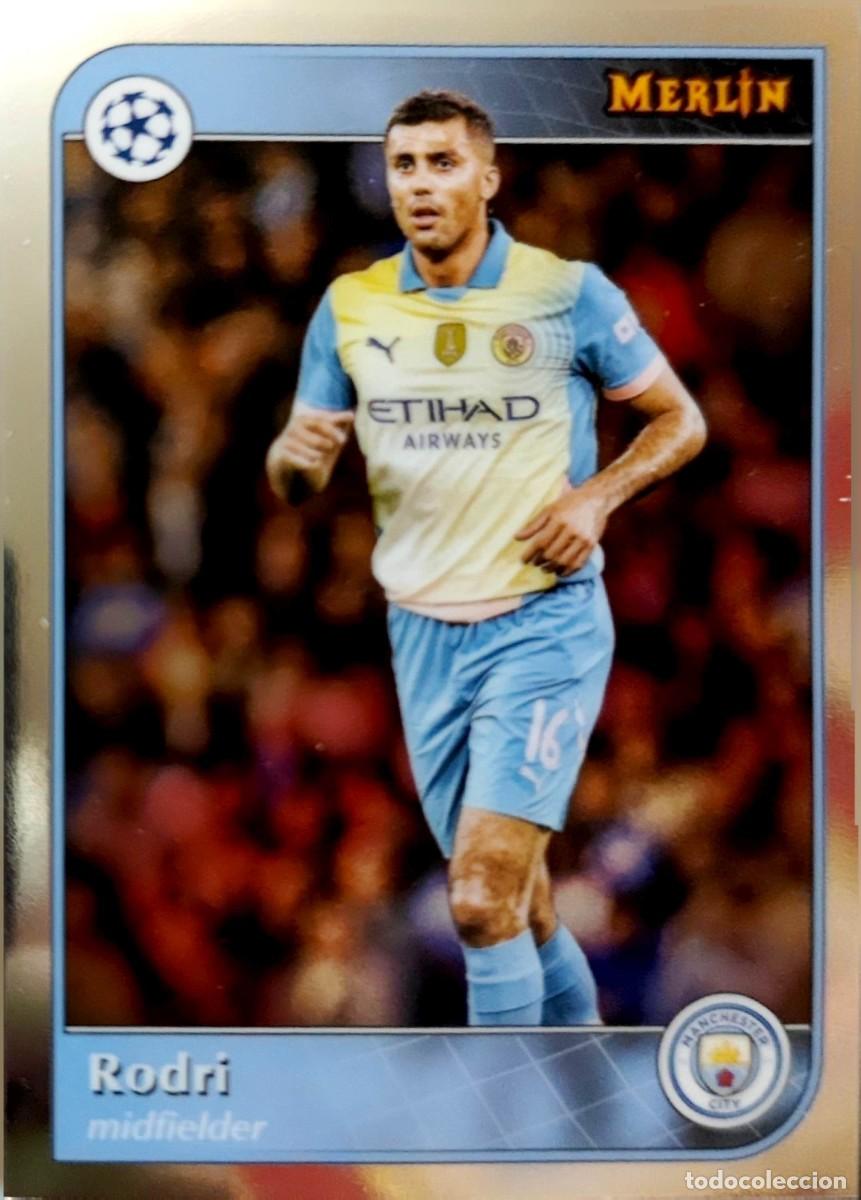 Cromos de Futebol: 68 Rodri - Manchester City - Topps Chrome MERLIN 2024 2025 24 25