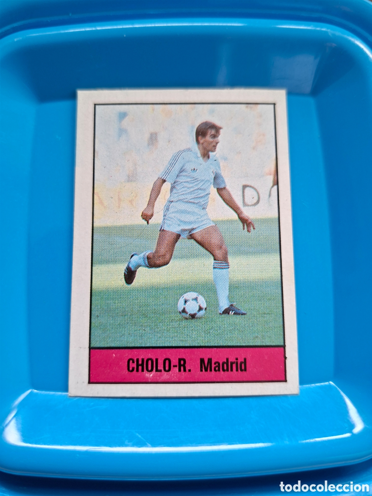 Cromos de F&uacute;tbol: FICHAJE LISEL LIGA 1985 / 1986 85 86 CHOLO REAL MADRID 318 DESPEGADO