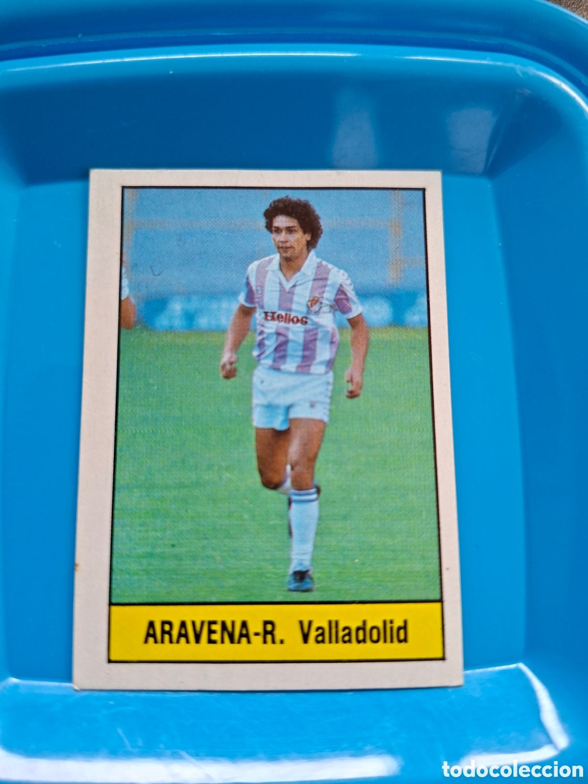 Cromos de F&uacute;tbol: FICHAJE LISEL LIGA 1985 / 1986 85 86 ARAVENA VALLADOLID 321 DESPEGADO