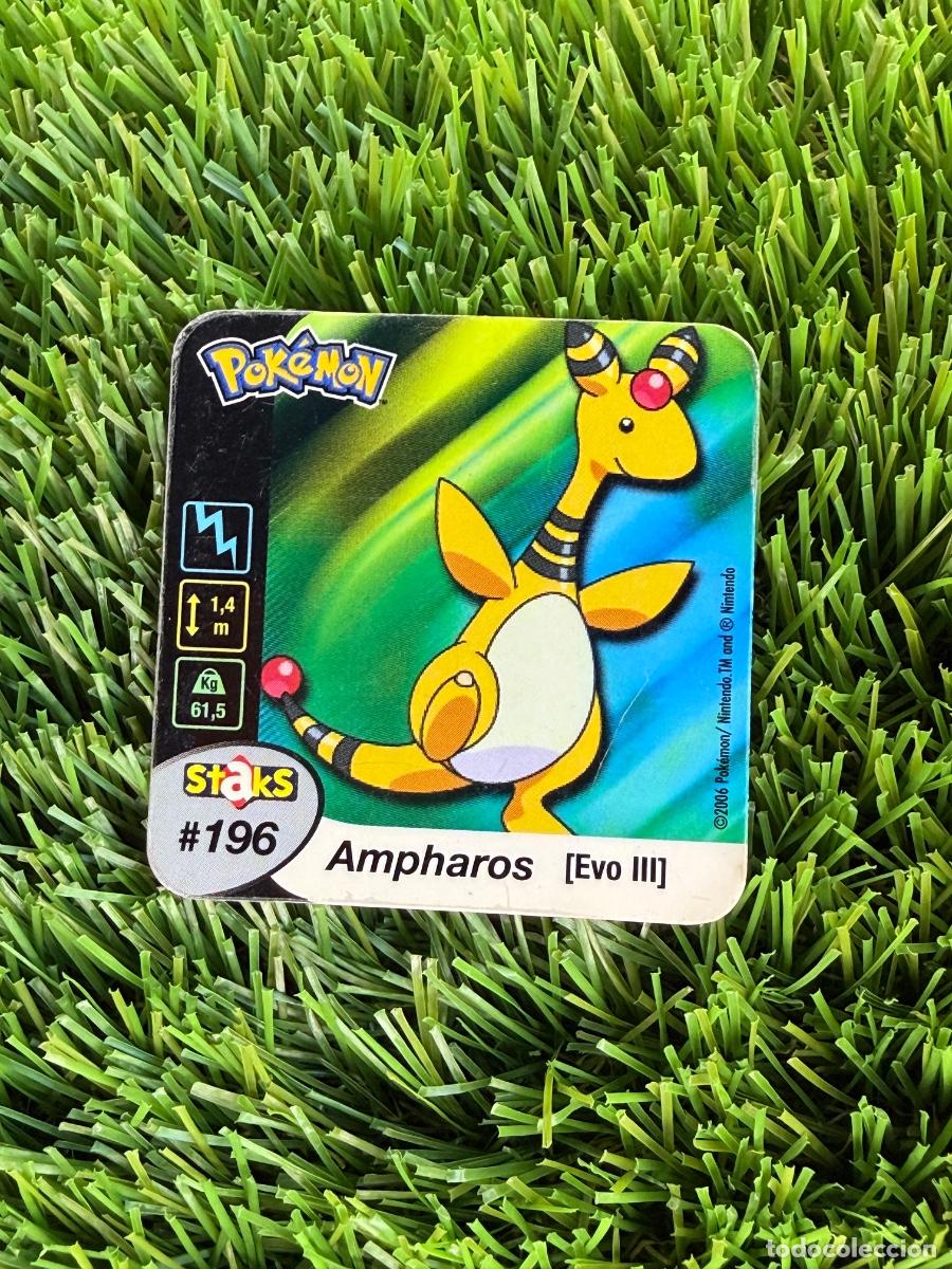 Cromos de F&uacute;tbol: N&ordm; 196 Ampharos Pokemon Staks 2006