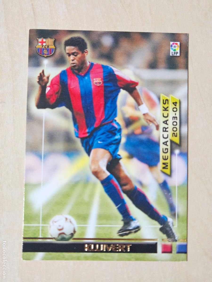 Cromos de F&uacute;tbol: CROMO N&ordm; 386 KLUIVERT - MEGAFICHAS 2003 04 - BARCELONA MEGACRACKS
