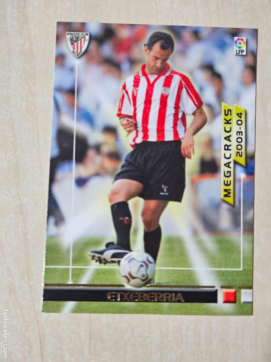 Cromos de F&uacute;tbol: CROMO N&ordm; 377 ETXEBERRIA - MEGAFICHAS 2003 04 - ATHLETIC DE BILBAO MEGACRACKS