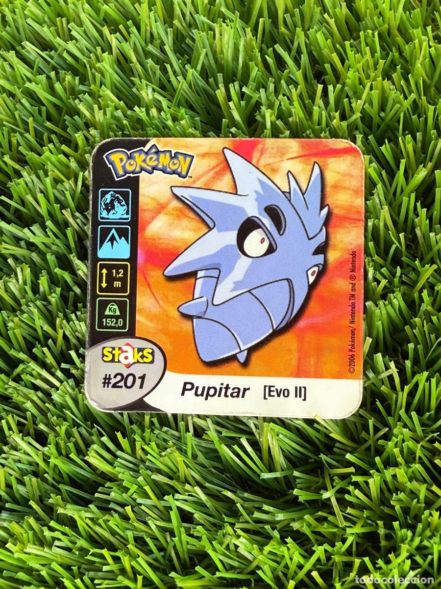 Cromos de F&uacute;tbol: N&ordm; 201 Pupitar Pokemon Staks 2006