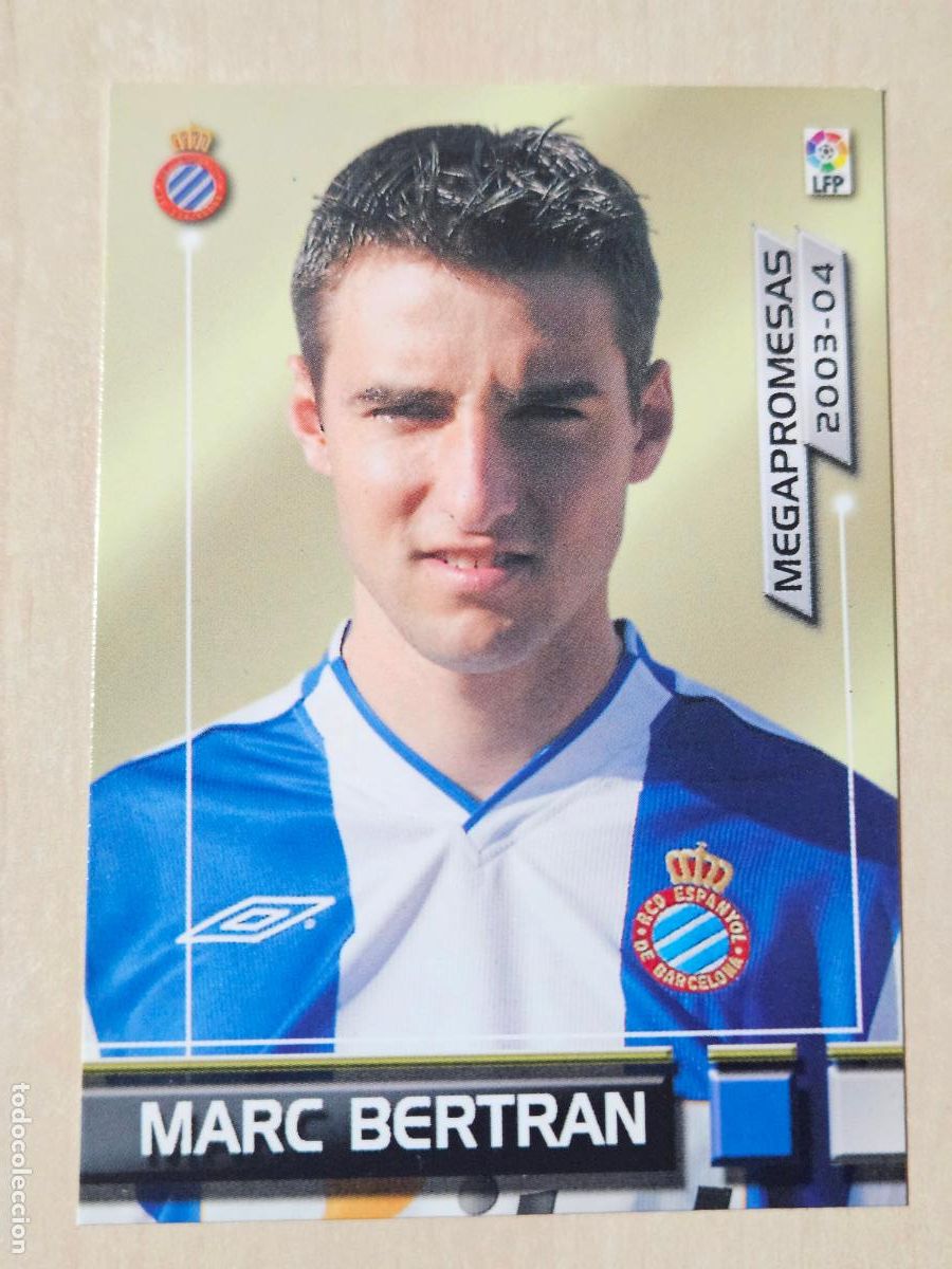 Cromos de F&uacute;tbol: CROMO N&ordm; 390 MARC BERTRAN - MEGAFICHAS 2003 04 - MEGA PROMESAS