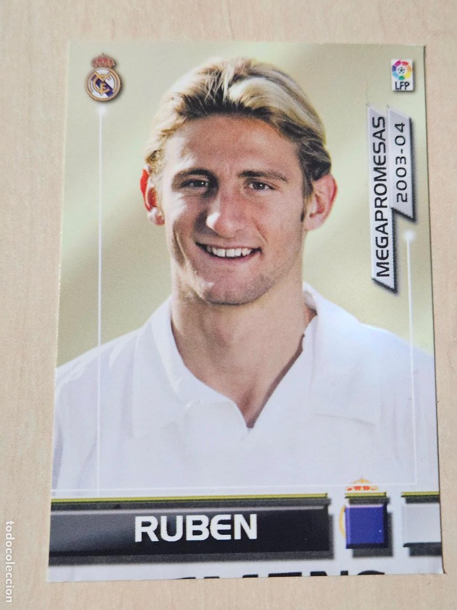 Cromos de F&uacute;tbol: CROMO N&ordm; 393 RUBEN - MEGAFICHAS 2003 04 - MEGA PROMESAS