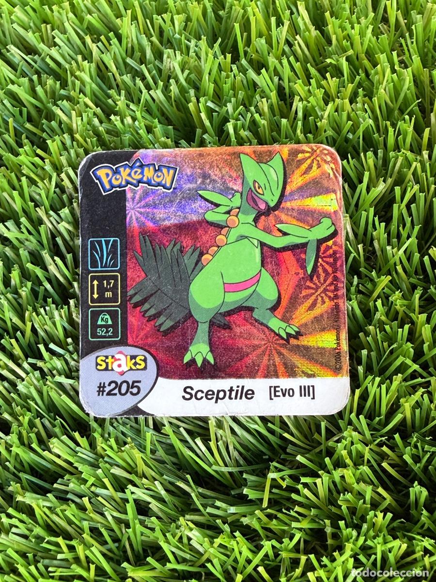 Fu&szlig;ball-Sticker: N&ordm; 205 Sceptile Pokemon Staks 2006