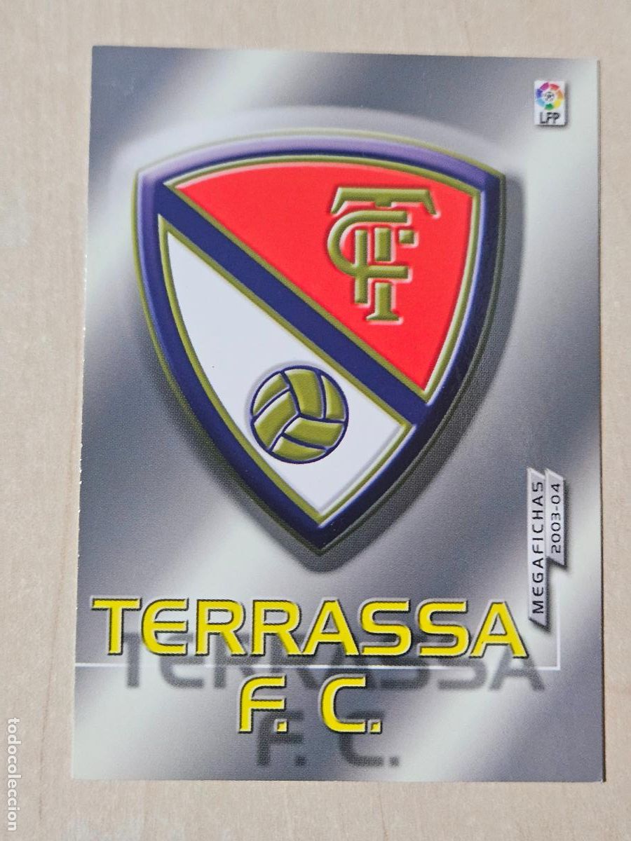Fu&szlig;ball-Sticker: CROMO N&ordm; 426 TERRASSA - MEGAFICHAS 2003 04 - ESCUDO 2&ordf; DIVISION
