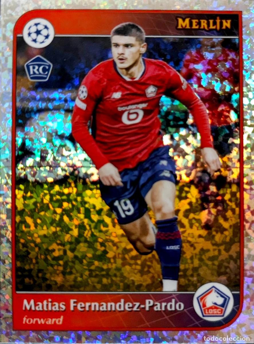 Fu&szlig;ball-Sticker: 103 Matias Fernandez-Pardo - LOSC Lille - VERSION SPECKLE - Topps Chrome MERLIN 2024 2025 24 25