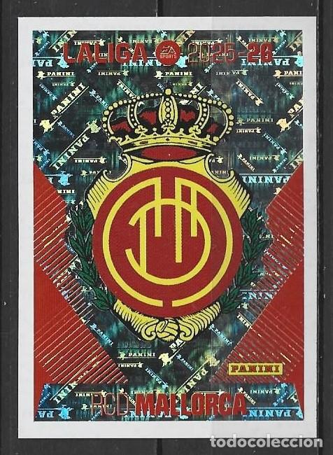 Cromos de F&uacute;tbol: Liga este 25/26 - Escudo - N&ordm; 1 - RCD Mallorca ( Logo )