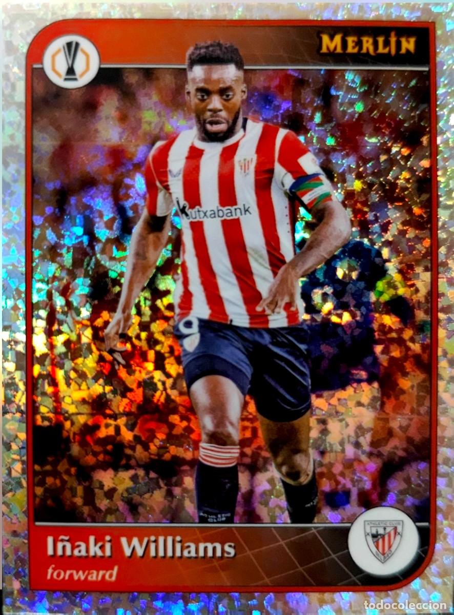 Cromos de F&uacute;tbol: 104 I&ntilde;aki Williams - Athletic Club Bilbao - VERSION SPECKLE - Topps Chrome MERLIN 2024 2025 24 25