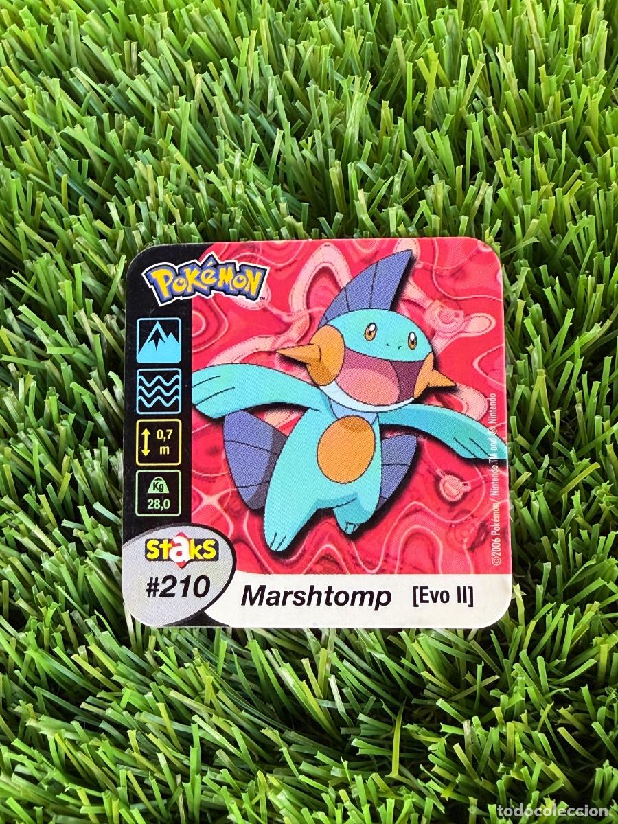 Cromos de F&uacute;tbol: N&ordm; 210 Marshtomp Pokemon Staks 2006