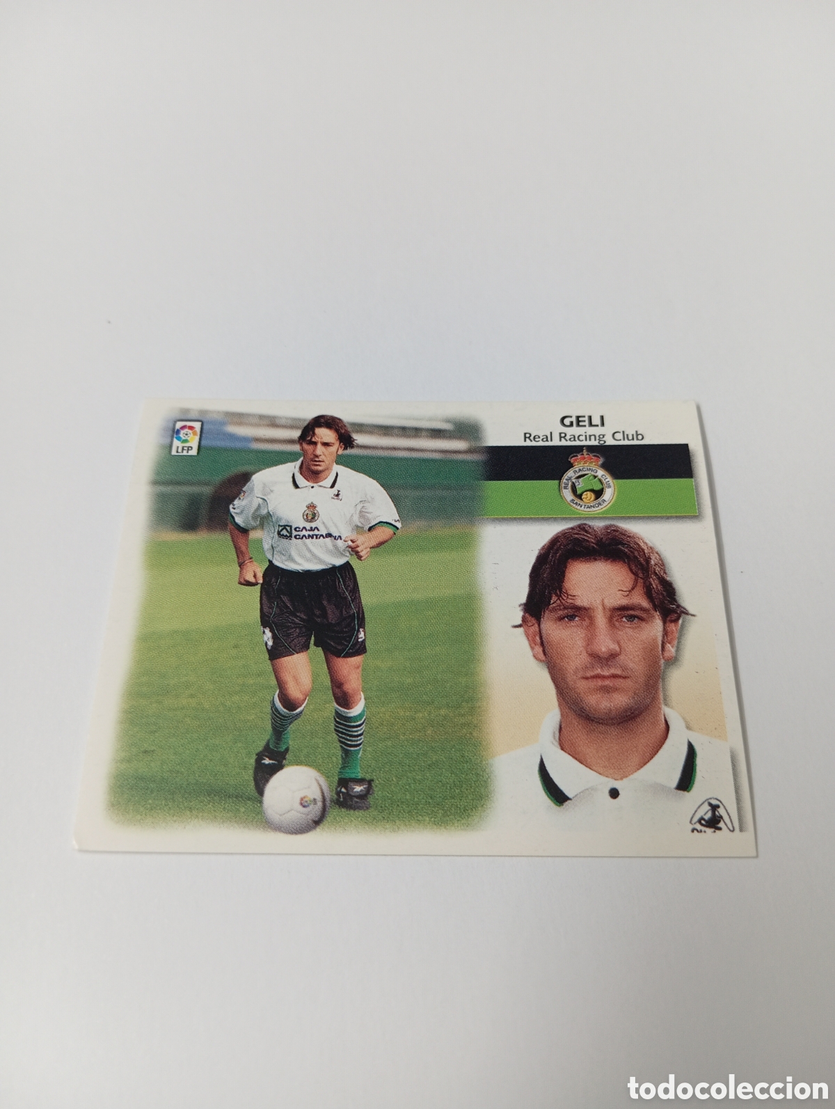 Cromos de F&uacute;tbol: GELI BAJA Racing LIGA ESTE 1999 2000 PANINI 99 00 NUEVO SIN PEGAR