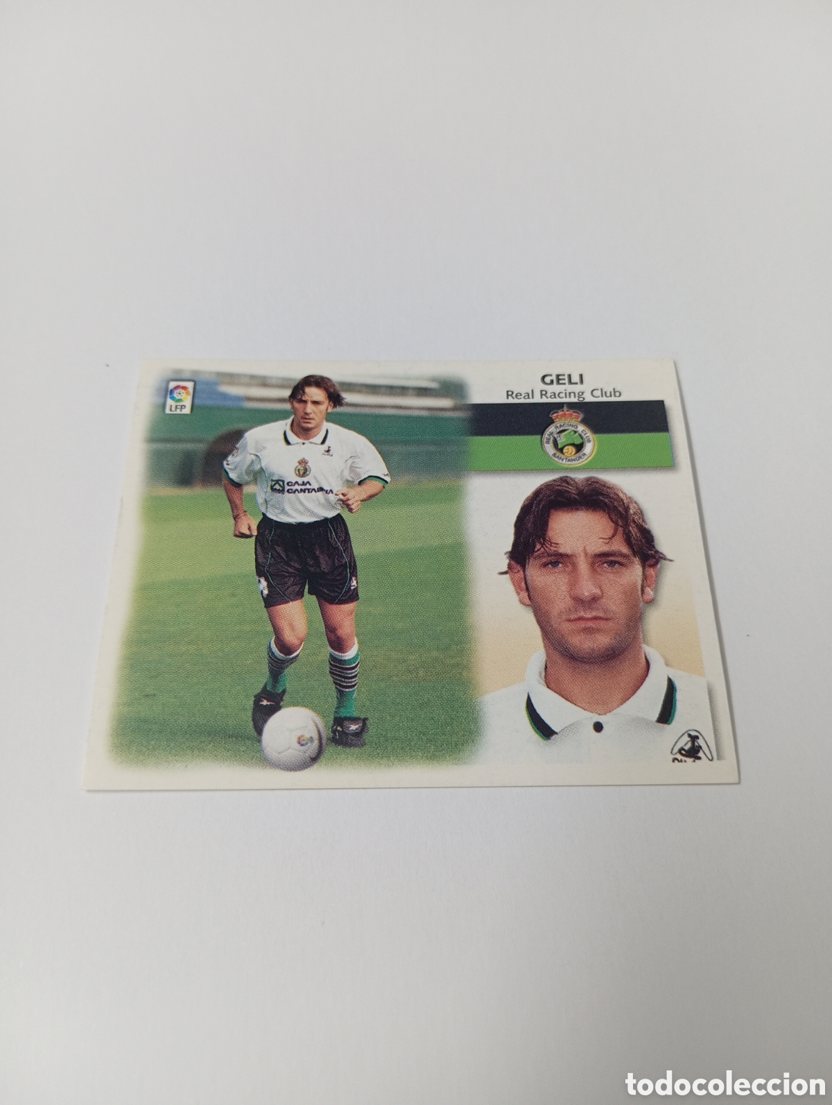 Cromos de F&uacute;tbol: GELI BAJA Racing LIGA ESTE 1999 2000 PANINI 99 00 NUEVO SIN PEGAR