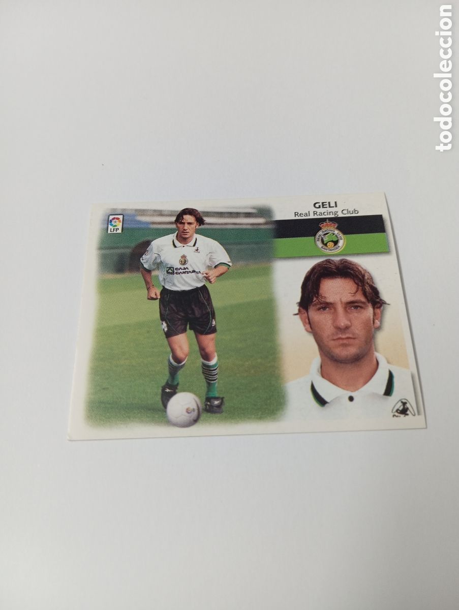 Cromos de F&uacute;tbol: GELI BAJA Racing LIGA ESTE 1999 2000 PANINI 99 00 NUEVO SIN PEGAR