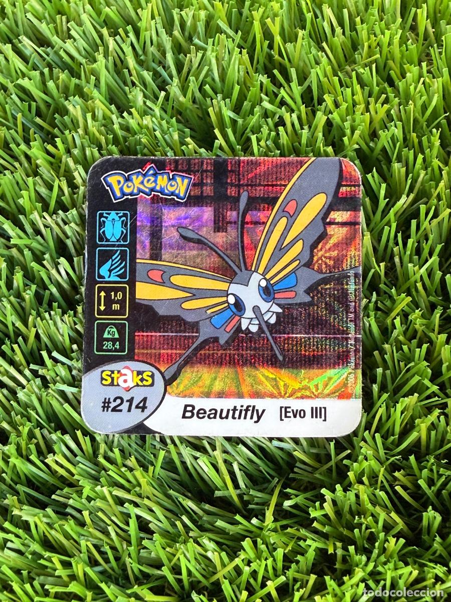 Cromos de F&uacute;tbol: N&ordm; 214 Beautifly Pokemon Staks 2006