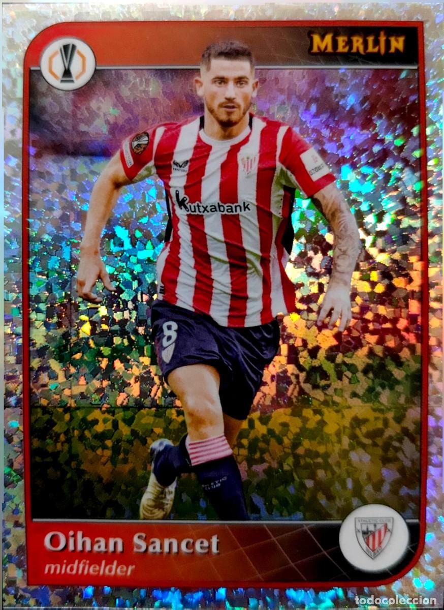 Cromos de F&uacute;tbol: 110 Oihan Sancet - Athletic Club Bilbao - VERSION SPECKLE - Topps Chrome MERLIN 2024 2025 24 25
