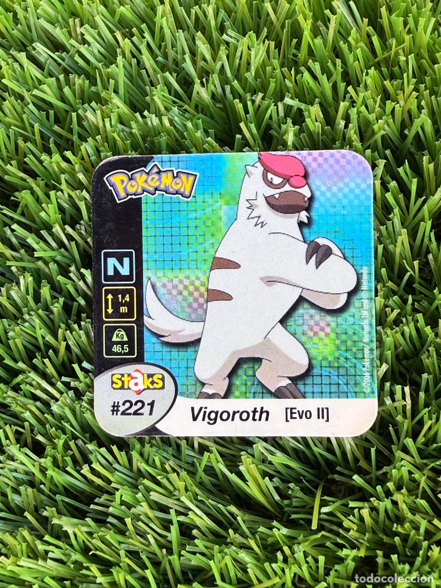Cromos de F&uacute;tbol: N&ordm; 221 Vigoroth Pokemon Staks 2006