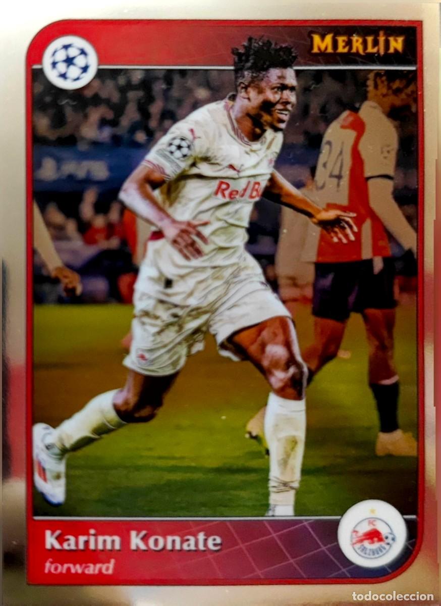 Cromos de Futebol: 123 Karim Konate - FC Salzburgo - Topps Chrome MERLIN 2024 2025 24 25