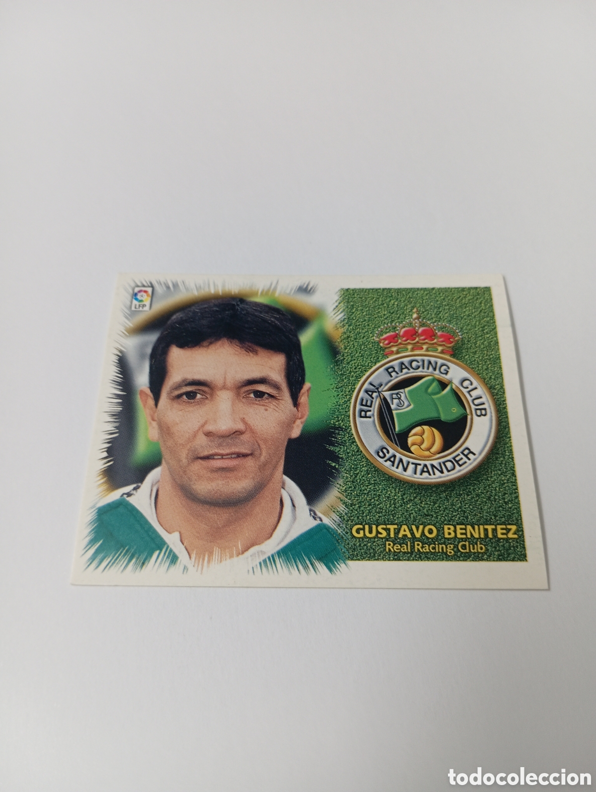 Fu&szlig;ball-Sticker: ENTRENADOR GUSTAVO BEN&Iacute;TEZ Racing LIGA ESTE 1999 2000 PANINI 99 00 NUEVO SIN PEGAR